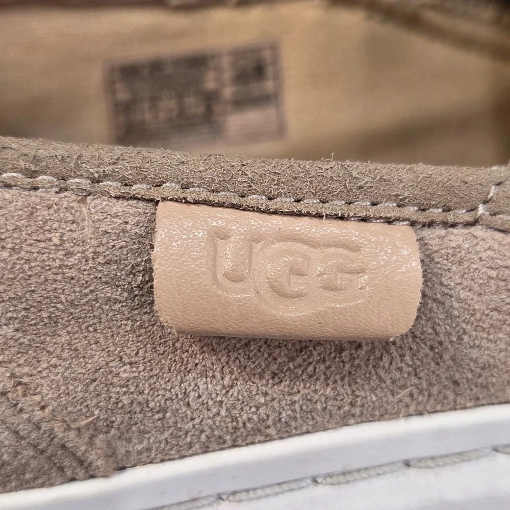 UGG Alameda Slip On Suede Sneakers Sand Tan Low Top Shoes Mens 11